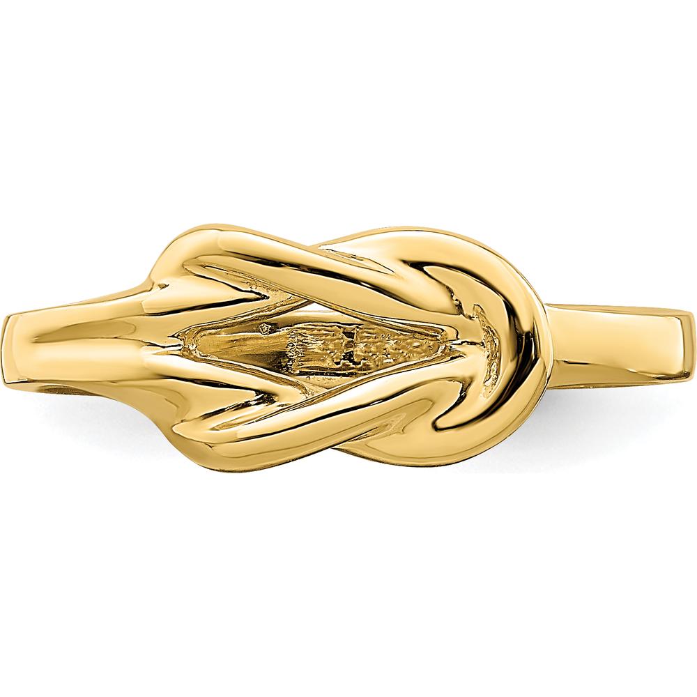 14K Yellow Gold Polished Freeform Love Knot Fashion Ring by 0