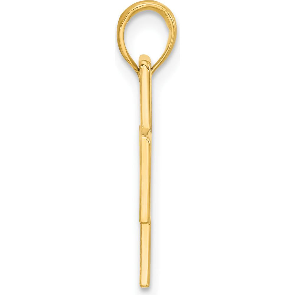 14K Yellow Gold Polished Greek Cross Pendant - 21.8mm Length, 18.1mm Width by Oro Pregiato