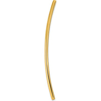 14K Yellow Gold Polished ID Plate Pendant - 48mm x 10mm by Oro Pregiato