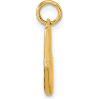 14K Yellow Gold Polished "Live Long and Prosper" Hand Pendant - 19.2mm Length by Oro Pregiato
