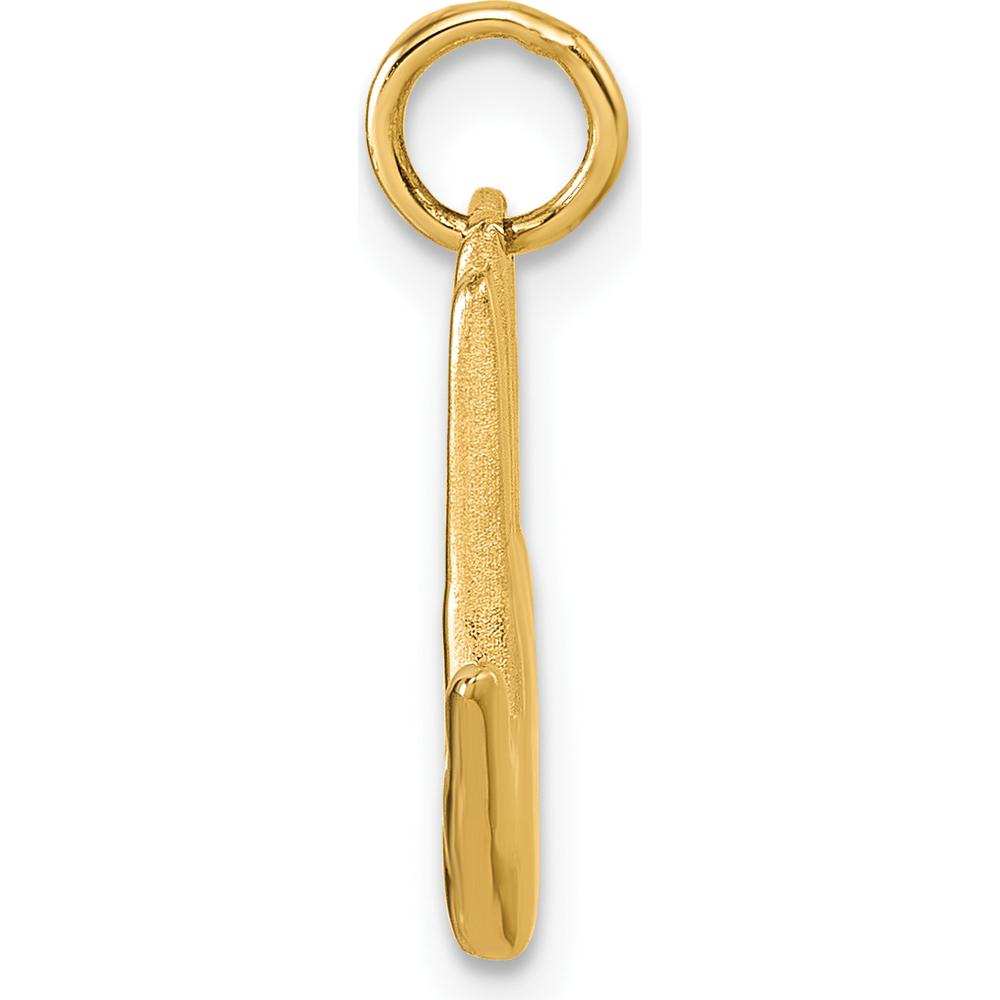 14K Yellow Gold Polished "Live Long and Prosper" Hand Pendant - 19.2mm Length by Oro Pregiato