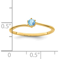 14K Yellow Gold Polished Mother's Ring Mounting for Custom Gemstone Setting by Monteluci Fine Jewelry