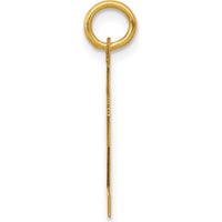 14K Yellow Gold Polished Number 92 Charm - 17.12mm by Oro Pregiato