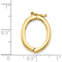 14K Yellow Gold Polished Pearl Shortener - 20.73mm Length by Monteluci Fine Jewelry
