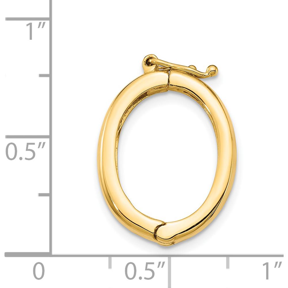 14K Yellow Gold Polished Pearl Shortener - 20.73mm Length by Monteluci Fine Jewelry