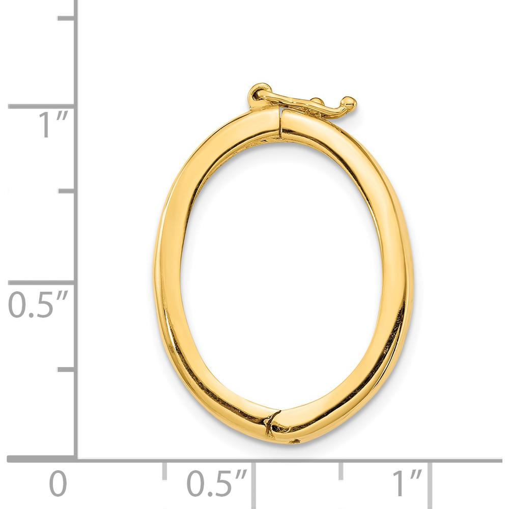 14K Yellow Gold Polished Pearl Shortener - 25.85mm Length by Monteluci Fine Jewelry