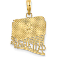 14K Yellow Gold Polished Pittsburgh Incline Tram Charm - 17.75mm Length by Oro Pregiato