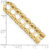 14K Yellow Gold Polished Tennis Jacket Bracelet Blank - 6.5" by Monteluci Fine Jewelry