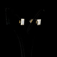 14K Yellow Gold Princess Cut Bezel Set Lab Diamond Stud Earrings - 2.56 Total Carat Weight, E-F Color VVS2 Clarity, IGI Certified - Covaloro Fine Jewelry