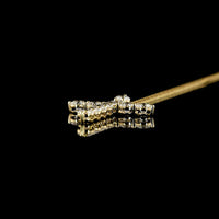14K Yellow Gold Prong Set Round Lab Diamond Cross Pendant - 1.99 Carat Total Weight, E-F Color, VS1 Clarity - Covaloro Fine Jewelry