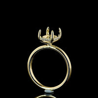 14K Yellow Gold Radiant Cut Lab Diamond Ring with North-South Hidden Halo - 2.65 Carat Total Weight, GIA Certified E VVS2 - Covaloro Fine Jewelry