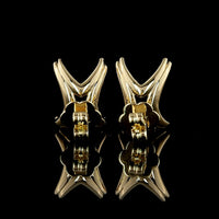 14K Yellow Gold Radiant Cut Lab Diamond Stud Earrings - 12.12 Total Carat Weight, G Color, SI1 Clarity with GIA Certification - Covaloro Fine Jewelry