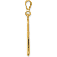 14K Yellow Gold Reversible Egyptian Ankh Cross Pendant - Timeless Life Symbol by Oro Pregiato