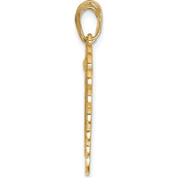 14K Yellow Gold Reversible Mizpah 2-Piece Break-Apart Charm Pendant by Oro Pregiato