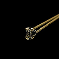 14K Yellow Gold Round Bezel Set Solitaire Pendant with 0.52 Carat Lab-Grown Brilliant Cut Diamond - E-F Color VS1 Clarity - Covaloro Fine Jewelry