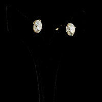 14K Yellow Gold Round Brilliant Cut Lab Diamond Stud Earrings - 7.04 Total Carat Weight, E-F Color, VS1 Clarity - Covaloro Fine Jewelry