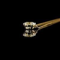14K Yellow Gold Round Brilliant Solitaire Pendant with 2.01 Carat Lab-Grown Diamond - E-F Color, VS1 Clarity - Covaloro Fine Jewelry