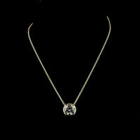 14K Yellow Gold Round Brilliant Solitaire Pendant with Bezel Set Lab Diamond - 6.04 Carat Total Weight, IGI Certified E-F Color VS1 Clarity - Covaloro Fine Jewelry