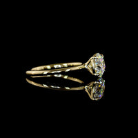 14K Yellow Gold Round Brilliant Solitaire Ring with 1.72 Carat Lab Grown E VVS2 Diamond - IGI Certified - Covaloro Fine Jewelry