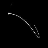 14K Yellow Gold Round Brilliant Tennis Necklace with 157 Prong-Set Lab Diamonds - 8.05 Carat Total Weight, E-F Color VS1 Clarity - Covaloro Fine Jewelry