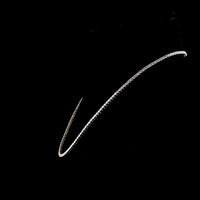 14K Yellow Gold Round Brilliant Tennis Necklace with 157 Prong-Set Lab Diamonds - 8.05 Carat Total Weight, E-F Color VS1 Clarity - Covaloro Fine Jewelry