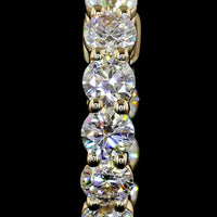 14K Yellow Gold Round Cut Lab Diamond Huggie Earrings - 1.65 Carat Total Weight, E-F Color, VS2 Clarity, Prong Set - Covaloro Fine Jewelry