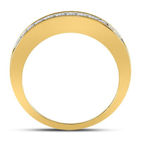 14K Yellow Gold Round Diamond Bridal Ring Set - 1/4 Carat Total Diamond Weight