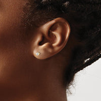 14K Yellow Gold Round Diamond Stud Earrings - 0.20 Carat Total Diamond Weight by 0