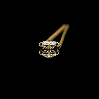 14K Yellow Gold Round Solitaire Pendant with 0.32 Carat E-F VS1 Lab-Grown Diamond - Covaloro Fine Jewelry