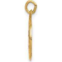 14K Yellow Gold Saint Mark Polished & Satin Medal Charm - 17.75mm by Oro Pregiato