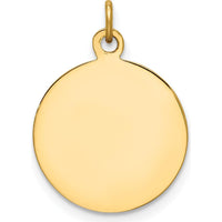 14K Yellow Gold Saint Paul Medal Pendant with Polished and Satin Finish - 23mm Length by Oro Pregiato