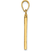 14K Yellow Gold San Francisco Reversible Charm with Golden Gate Bridge and California Inscription by Oro Pregiato
