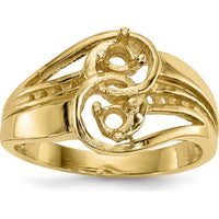 14K Yellow Gold Sapphire and Citrine Family Ring with Diamond Accents by Monteluci Fine Jewelry