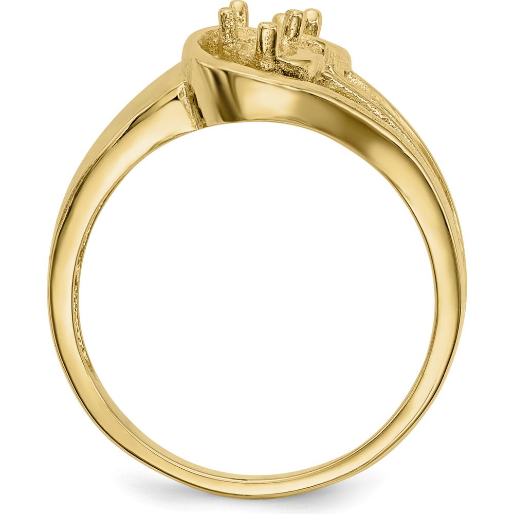 14K Yellow Gold Sapphire and Citrine Family Ring with Diamond Accents by Monteluci Fine Jewelry