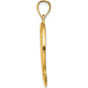 14K Yellow Gold Sarasota Dolphin Sunset Charm - 30mm Length by Oro Pregiato