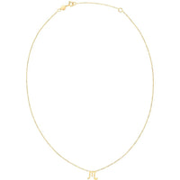 14K Yellow Gold Scorpio Pendant Necklace with Adjustable 18" Chain by Orozza Fine Jewelry