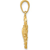 14K Yellow Gold Scorpion Pendant - 23.5mm Length by Oro Pregiato