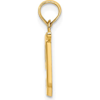 14K Yellow Gold Script Letter T Pendant Necklace - Stylish and Personalized Fine Jewelry Charm by Oro Pregiato