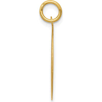 14K Yellow Gold Shetland Sheepdog Engravable Disc Charm - 20mm by Oro Pregiato