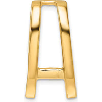 14K Yellow Gold Slide Mounting for 6mm Regular or 8mm Fancy Omega Stone - Polished Finish by Oro Pregiato