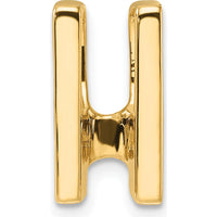 14K Yellow Gold Slide Pendant Mounting for 4mm Omega or 6mm Fancy Stones by Oro Pregiato
