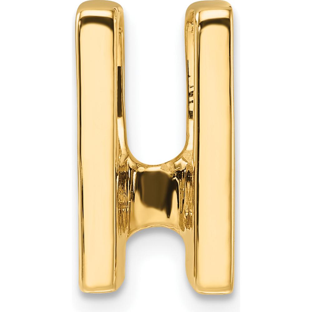 14K Yellow Gold Slide Pendant Mounting for 4mm Omega or 6mm Fancy Stones by Oro Pregiato