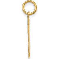 14K Yellow Gold Small Polished Number 23 Charm - Laser Cut and Meaningful Design by Oro Pregiato