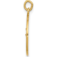 14K Yellow Gold Solid Our Lady of Perpetual Help Medal Pendant - 20mm Length by Oro Pregiato