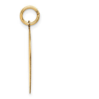 14K Yellow Gold Solid Polished Smiley Face Pendant - Playful and Textured Design by Oro Pregiato