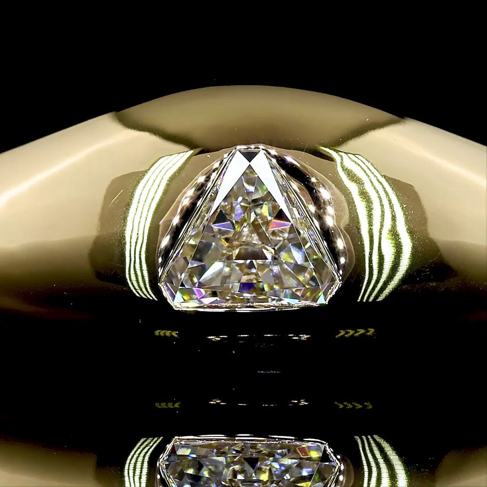 14K Yellow Gold Special Eternity Band with Prong-Set Round Lab Diamonds - 3.48 Carats Total Diamond Weight - Covaloro Fine Jewelry