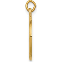 14K Yellow Gold St. John the Baptist Medal Pendant with Polished and Satin Finish - 19.8mm Length by Oro Pregiato