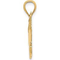 14K Yellow Gold St. Thomas Cruise Ship Charm - Polished Finish by Oro Pregiato