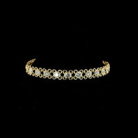 14K Yellow Gold Station Bracelet with Bezel Set Round Lab Diamonds - 5.74 Carats Total Diamond Weight - Covaloro Fine Jewelry