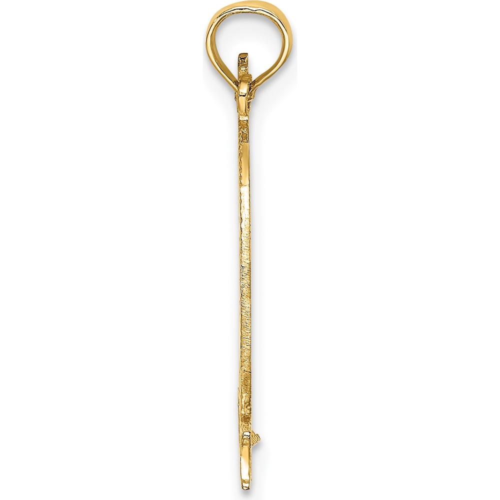 14K Yellow Gold Statue of Liberty New York Charm Pendant - 21mm Length by Oro Pregiato